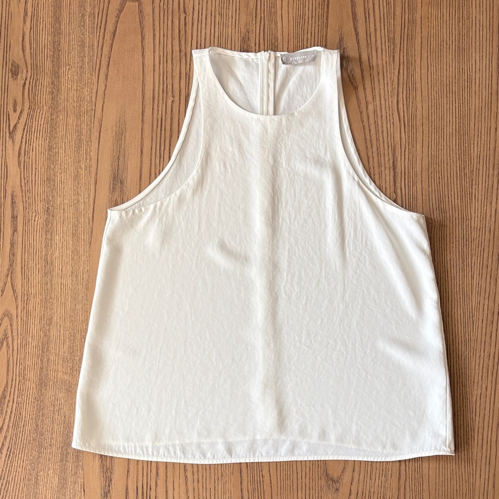 Creamy White Sleeveless Top by Everlane